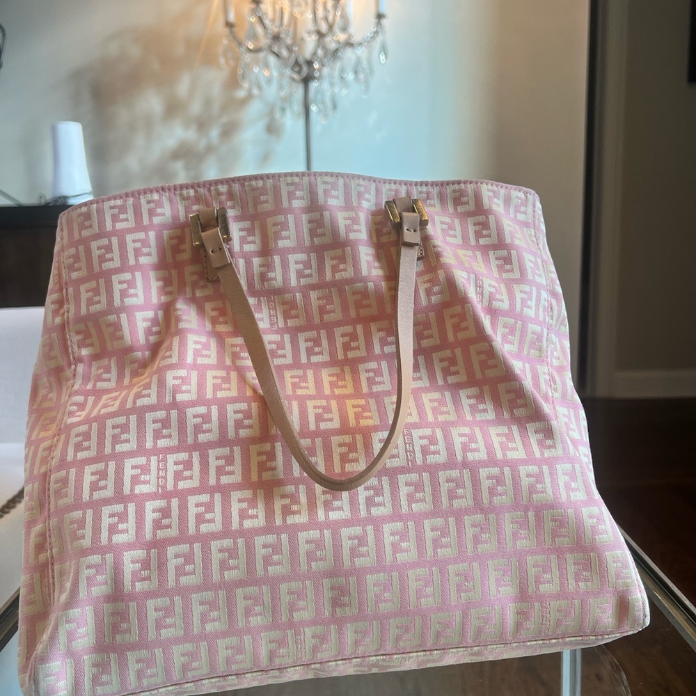 Fendi Pink Tote Bag